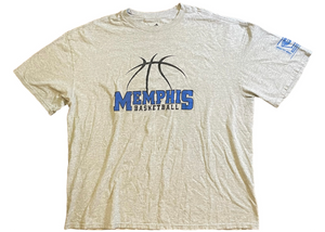 Adidas University of Memphis Tigers Basketball Tee “Grey”