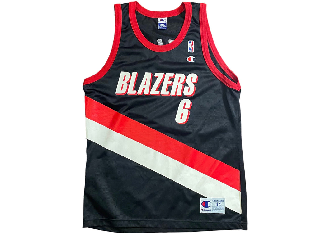 Champion Portland Trail Blazers Bonzi Wells Jersey “Black”