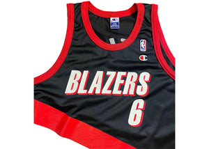 Champion Portland Trail Blazers Bonzi Wells Jersey “Black”