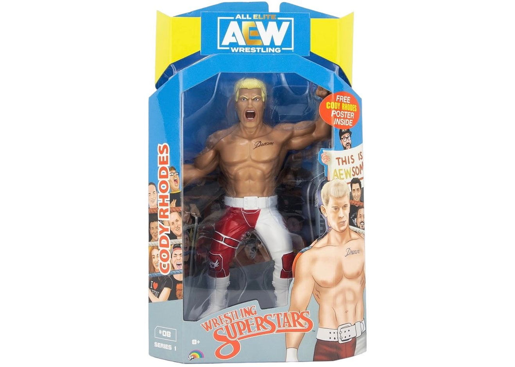 AEW Unmatched Series 1 Cody Rhodes Action Figure (Red)