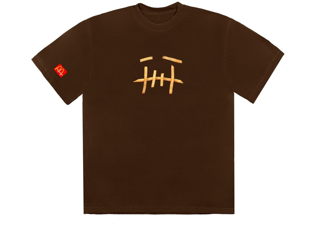 Travis Scott x McDonald's Fry Tee II Brown