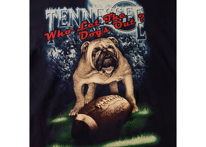 Tennessee Titans Who Let The Dogs Out Tee “Navy”