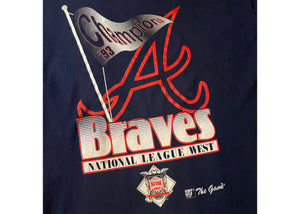 Atlanta Braves 1993 National League West Champions Tee “Navy”