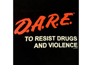 D.A.R.E. (To Resist Drugs and Violence) Tee “Black”