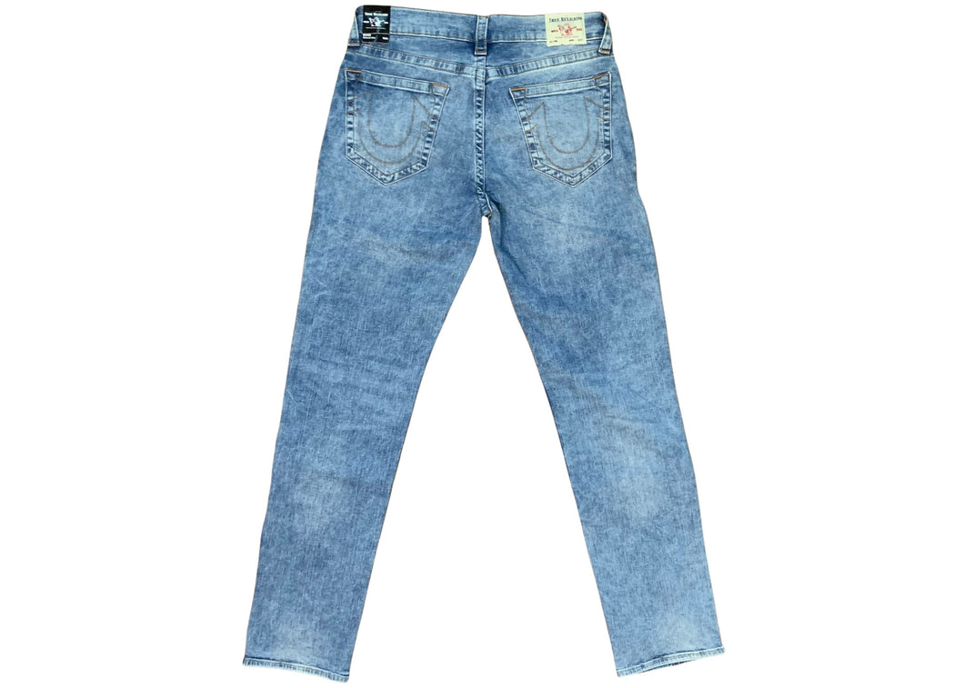 True Religion Geno No Flap Relaxed Slim Jeans “Light Wash”