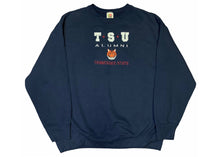 Load image into Gallery viewer, Tennessee State University (TSU) Tigers Embroidered Alumni Crewneck “Navy”
