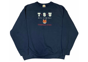 Tennessee State University (TSU) Tigers Embroidered Alumni Crewneck “Navy”