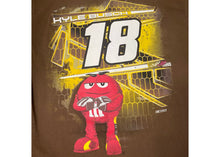 Load image into Gallery viewer, AAA 2014 NASCAR x M&amp;M’s Kyle Bush (#18) Tee “Brown”

