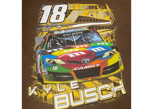 AAA 2014 NASCAR x M&M’s Kyle Bush (#18) Tee “Brown”
