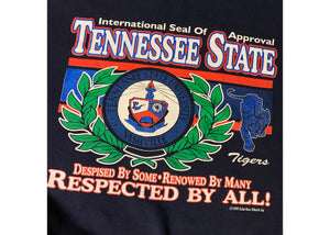 Tennessee State University (TSU) Tigers 1999 Double Sided Crewneck "Navy"