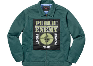 Supreme UNDERCOVER / Public Enemy Work Jacket “Dusty Teal”